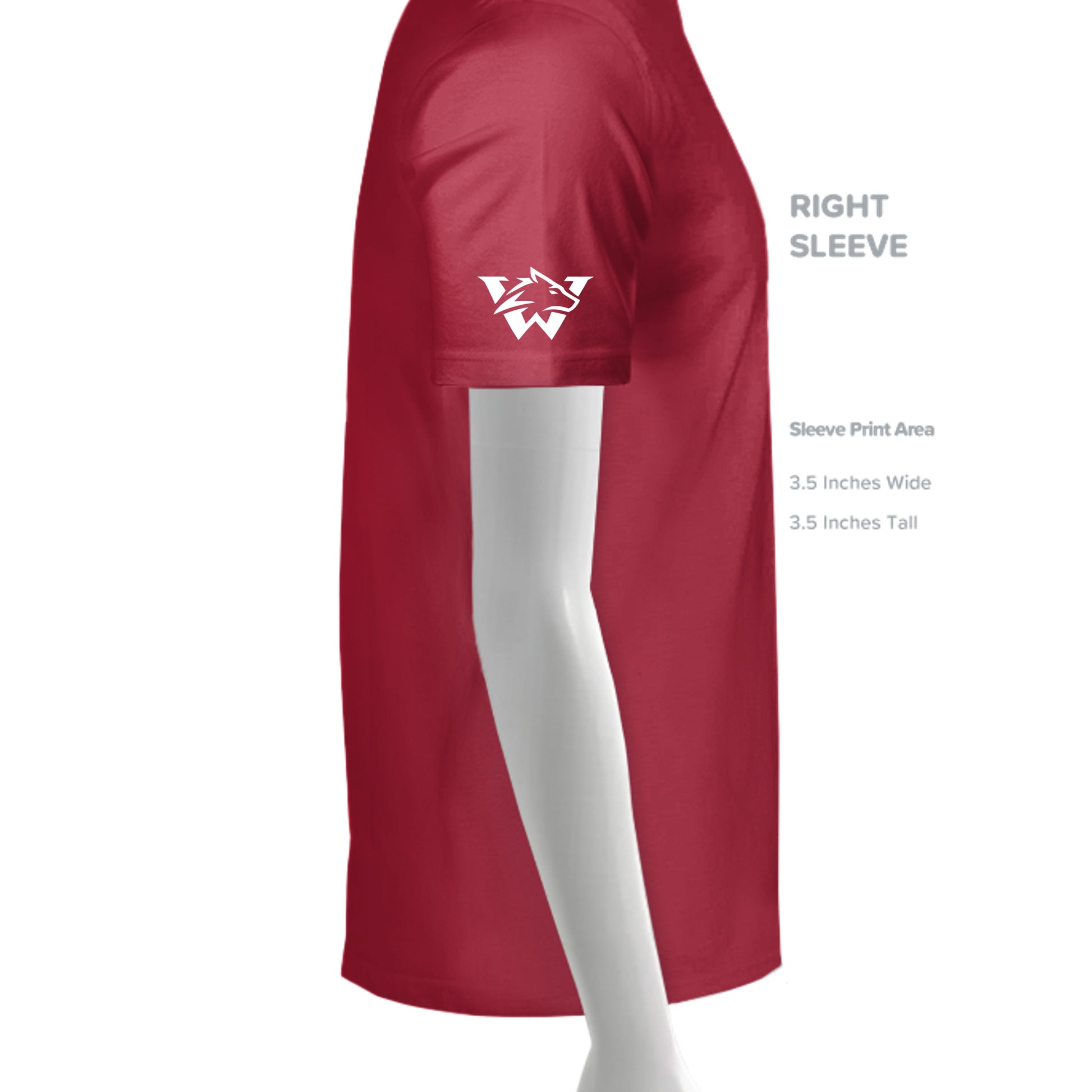 Deep Red - LST350 - SLEEVE_RIGHT