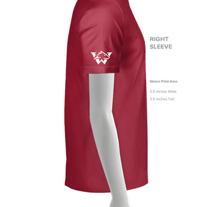 Deep Red - LST350 - SLEEVE_RIGHT