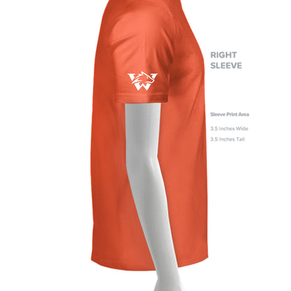 Neon Orange - LST350 - SLEEVE_RIGHT